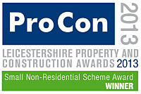 Small Non-Residential Scheme of the Year Award 2013 Winner logo