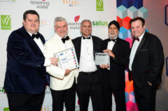 rg+p receiving the Small Non-Residential Award for the RSSB Building